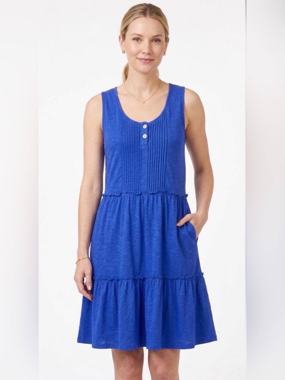 Matilda Jane Into the Blue Tiered Sun Dress